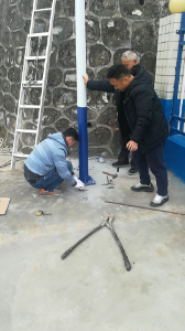 渭南太陽能路燈安裝現(xiàn)場